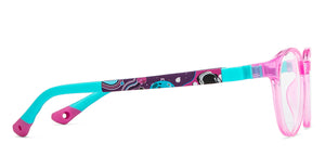 Pink Round Full Rim Kids Eyeglasses by Hooper-213635