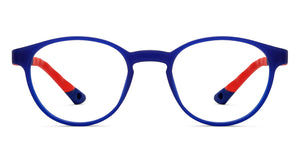 Blue Round Full Rim Kids Eyeglasses by Hooper-213634