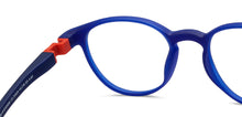 Load image into Gallery viewer, Blue Round Full Rim Kids Eyeglasses by Hooper-213634