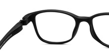 Load image into Gallery viewer, Black Wayfarer Full Rim Kids Eyeglasses by Hooper-213632