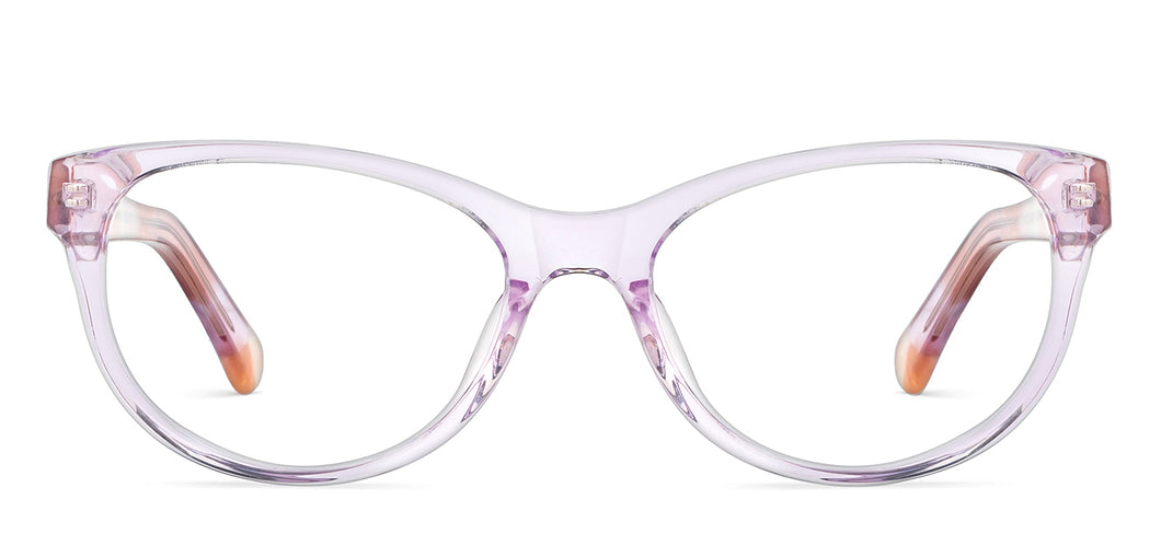 Purple Round Full Rim Kids Eyeglasses by Hooper-208728