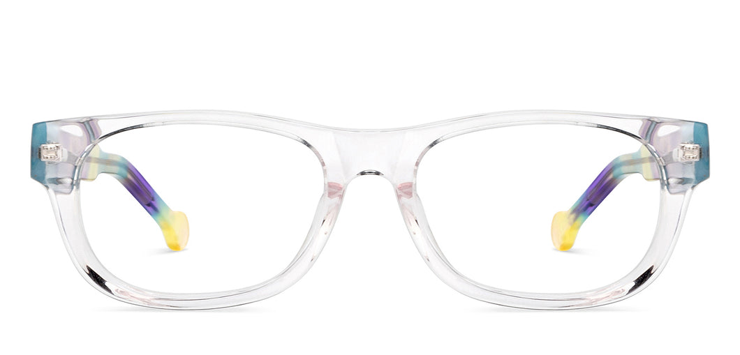 Transparent Round Full Rim Kids Eyeglasses by Hooper-208734