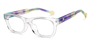 Transparent Round Full Rim Kids Eyeglasses by Hooper-208734
