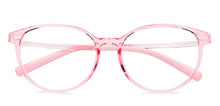 Load image into Gallery viewer, Pink Round Full Rim Kids Eyeglasses by Hooper-208933