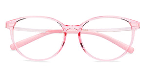 Pink Round Full Rim Kids Eyeglasses by Hooper-208933