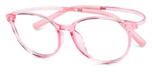 Load image into Gallery viewer, Pink Round Full Rim Kids Eyeglasses by Hooper-208933