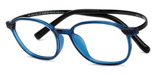 Load image into Gallery viewer, Blue Oval Full Rim Kids Eyeglasses by Hooper-208938