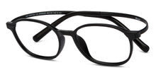 Load image into Gallery viewer, Black Oval Full Rim Kids Eyeglasses by Hooper-208939