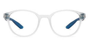 Transparent Oval Full Rim Kids Eyeglasses by Hooper-210257