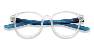 Transparent Oval Full Rim Kids Eyeglasses by Hooper-210257