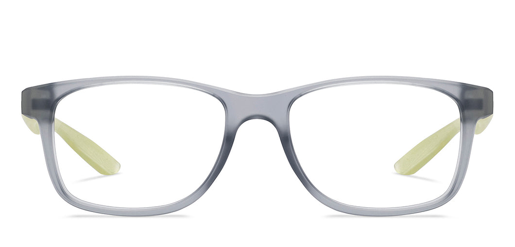 Grey Oval Full Rim Kids Eyeglasses by Hooper-210258