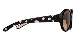 Black Oval Full Rim Kid Sunglasses by Hooper-200943