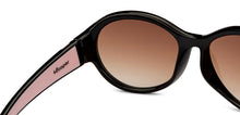 Load image into Gallery viewer, Black Oval Full Rim Kid Sunglasses by Hooper-200943