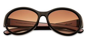 Black Oval Full Rim Kid Sunglasses by Hooper-200943