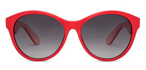 Red Cat Eye Full Rim Kid Sunglasses by Hooper-200957