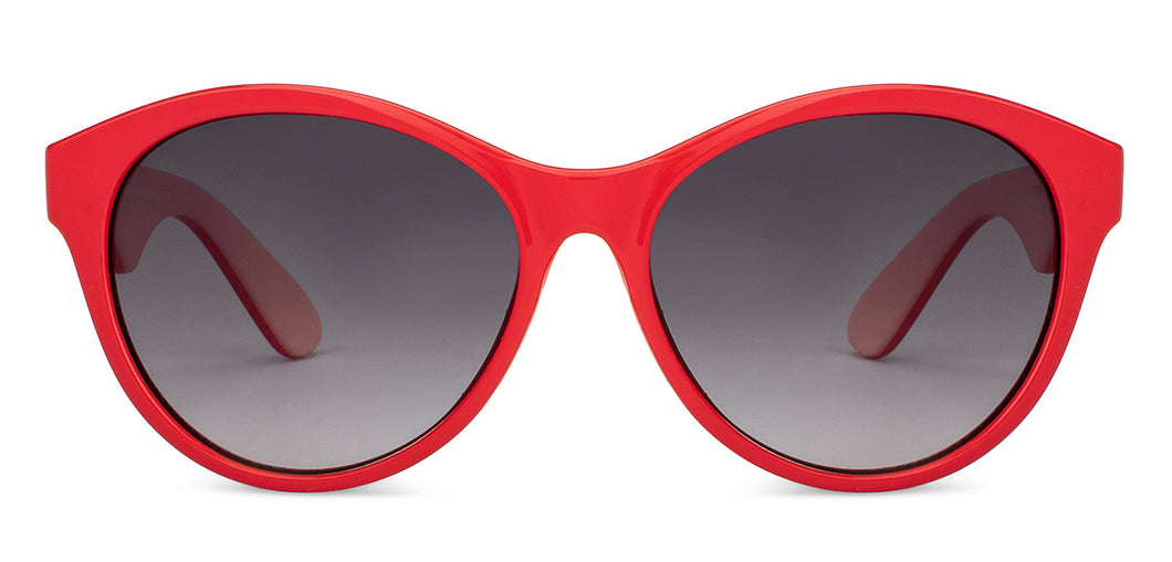 Red Cat Eye Full Rim Kid Sunglasses by Hooper-200957