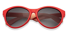 Load image into Gallery viewer, Red Cat Eye Full Rim Kid Sunglasses by Hooper-200957