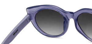 Purple Cat Eye Full Rim Kid Sunglasses by Hooper-200961