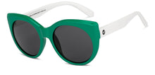 Load image into Gallery viewer, Green Cat Eye Full Rim Kid Sunglasses by Hooper-200962