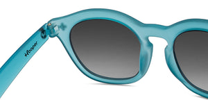 Blue Oval Full Rim Kid Sunglasses by Hooper-200966