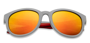 Grey Round Full Rim Kid Sunglasses by Hooper-200968