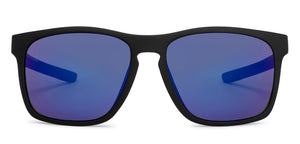 Black Square Full Rim Kid Sunglasses by Hooper-200971