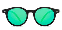 Load image into Gallery viewer, Black Round Full Rim Kids Sunglasses by Hooper-213652