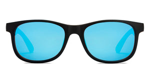 Black Wayfarer Full Rim Kids Sunglasses by Hooper-213654