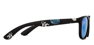 Black Wayfarer Full Rim Kids Sunglasses by Hooper-213654