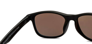 Black Wayfarer Full Rim Kids Sunglasses by Hooper-213654