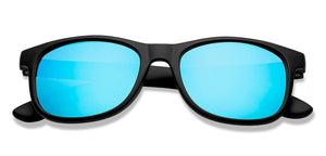 Black Wayfarer Full Rim Kids Sunglasses by Hooper-213654