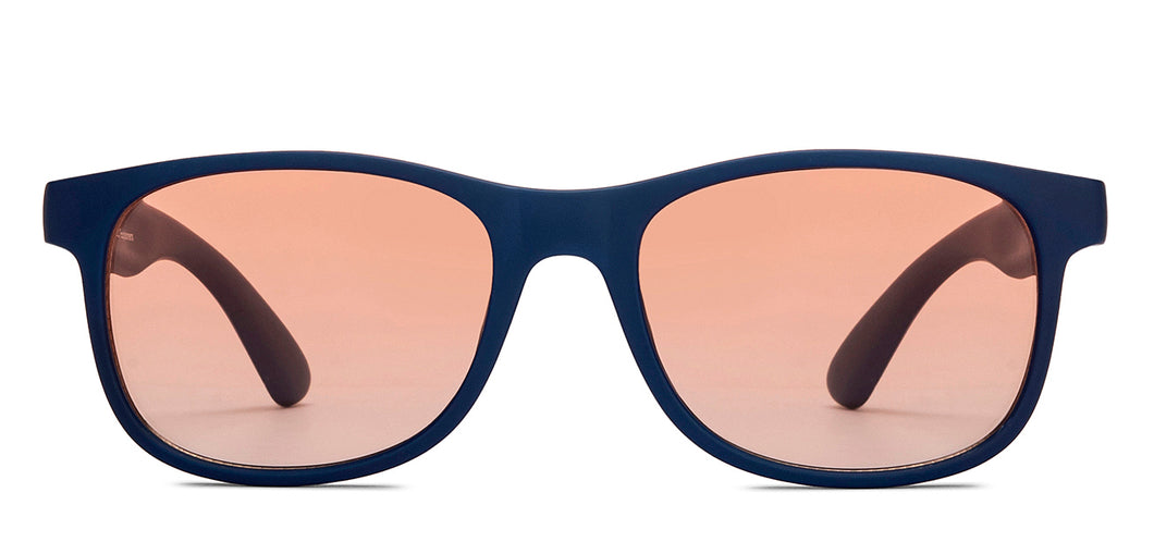 Blue Wayfarer Full Rim Kids Sunglasses by Hooper-213655