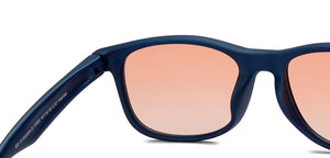 Blue Wayfarer Full Rim Kids Sunglasses by Hooper-213655