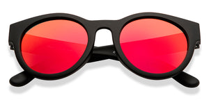 Black Round Full Rim Kids Sunglasses by Hooper-213657