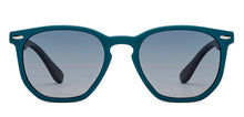 Load image into Gallery viewer, Green Geometric Full Rim Kids Sunglasses by Hooper-213660