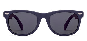Black Wayfarer Full Rim Kids Sunglasses by Hooper-213663