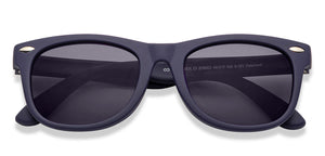 Black Wayfarer Full Rim Kids Sunglasses by Hooper-213663