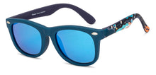 Load image into Gallery viewer, Blue Wayfarer Full Rim Kids Sunglasses by Hooper-213664