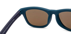 Blue Wayfarer Full Rim Kids Sunglasses by Hooper-213664