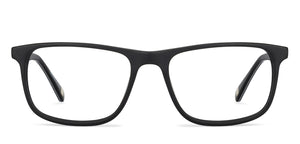 Black Rectangle Full Rim Unisex Eyeglasses by Vincent Chase Essentials-140657