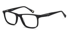 Load image into Gallery viewer, Black Rectangle Full Rim Unisex Eyeglasses by Vincent Chase Essentials-140657