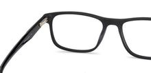 Load image into Gallery viewer, Black Rectangle Full Rim Unisex Eyeglasses by Vincent Chase Essentials-140657