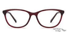 Load image into Gallery viewer, Red Cat Eye Full Rim Women Eyeglasses by Vincent Chase Online-140661