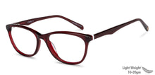 Load image into Gallery viewer, Red Cat Eye Full Rim Women Eyeglasses by Vincent Chase Online-140661