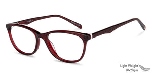 Red Cat Eye Full Rim Women Eyeglasses by Vincent Chase Online-140661