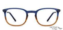 Load image into Gallery viewer, Blue Square Full Rim Unisex Eyeglasses by Vincent Chase Essentials-140748