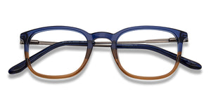 Blue Square Full Rim Unisex Eyeglasses by Vincent Chase Essentials-140748