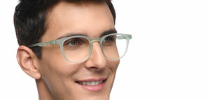 Jade Green Wayfarer Full Rim Unisex Eyeglasses by Lenskart Hustlr-212815