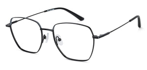 Black Square Full Rim Unisex Eyeglasses by John Jacobs-145497