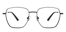 Load image into Gallery viewer, Black Square Full Rim Unisex Eyeglasses by John Jacobs-145497
